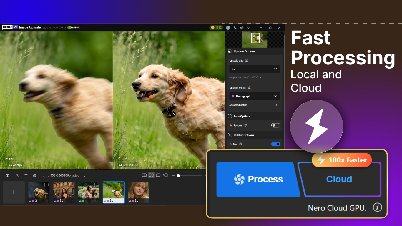 Nero AI Image Upscaler 2027 - Screenshot
