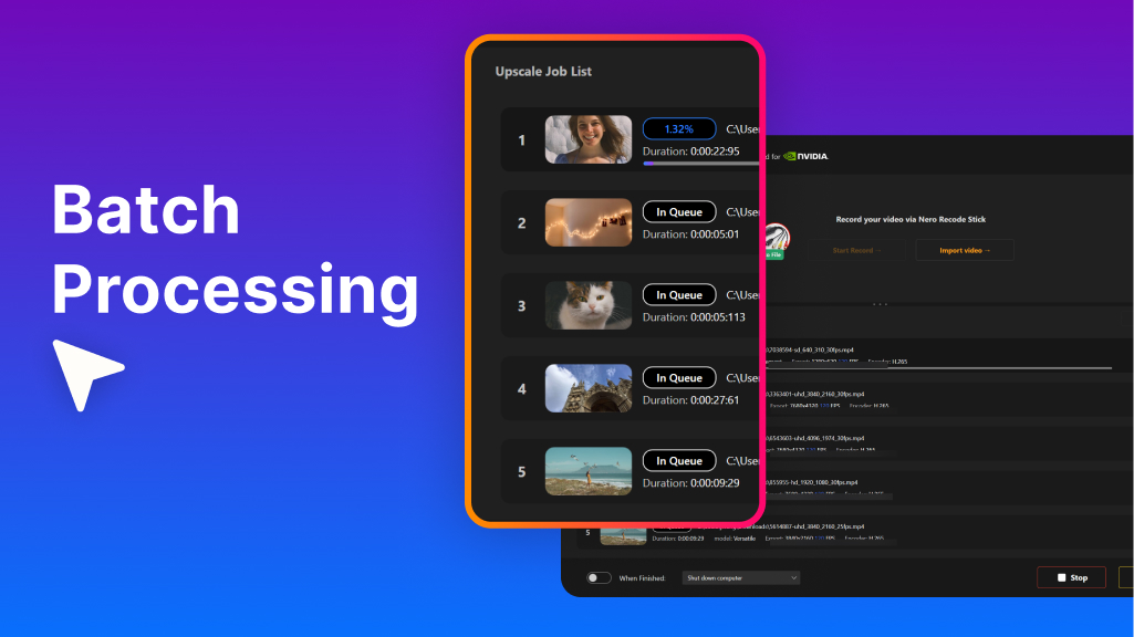 Nero AI Image Upscaler 2026 - Screenshot